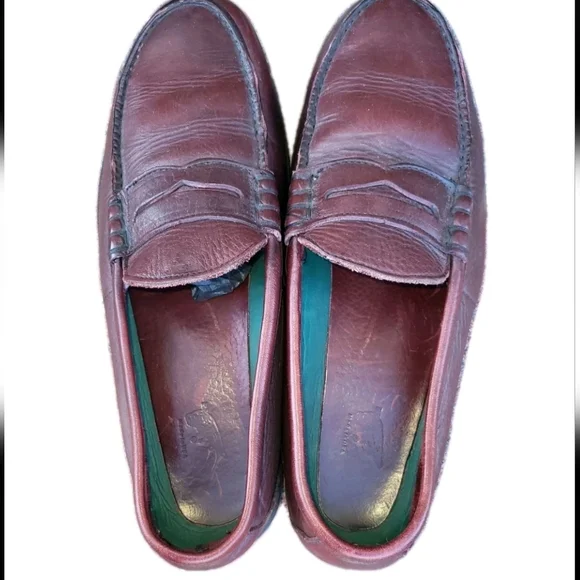 RedWing STEEL TOE Brown Leather Penny Loafer Slip Red Wing SAFETY WORK Men 10.5 - Picture 9 of 13